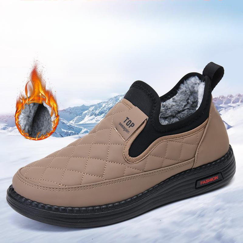 Fleece Warm Shoes, Waterproof Cotton Shoes, New Casual Cotton Shoes for Women