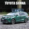 Lqbn4 1:24 Toyota Sienna MPV Минивэн Литые модели и игрушечные транспортные средства Металлическая модель автомобиля Игрушка для детей Коллекция Звук и Свет H4