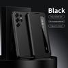 Умный чехол-книжка для Samsung Galaxy S25 Ultra с функцией пробуждения/сна через приложение, держателем для карт-кошелька и поверхностью, не оставляющей отпечатков пальцев