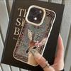 Винтажный чехол для телефона с рисунком оленя и личи для iPhone 17 Air 16 e 15 14 13 12 11 Pro Max Plus SE, мягкий противоударный чехол