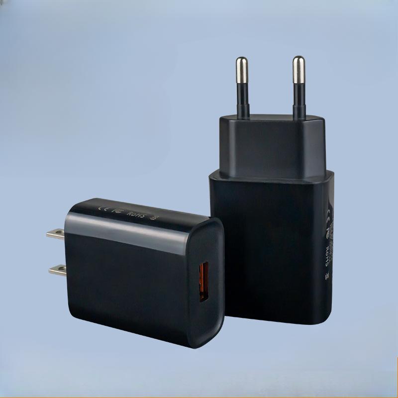 New QC3.0 Mobile Phone Fast Charger 18W Machine Adapter USB Port Mobile Phone Charging Head