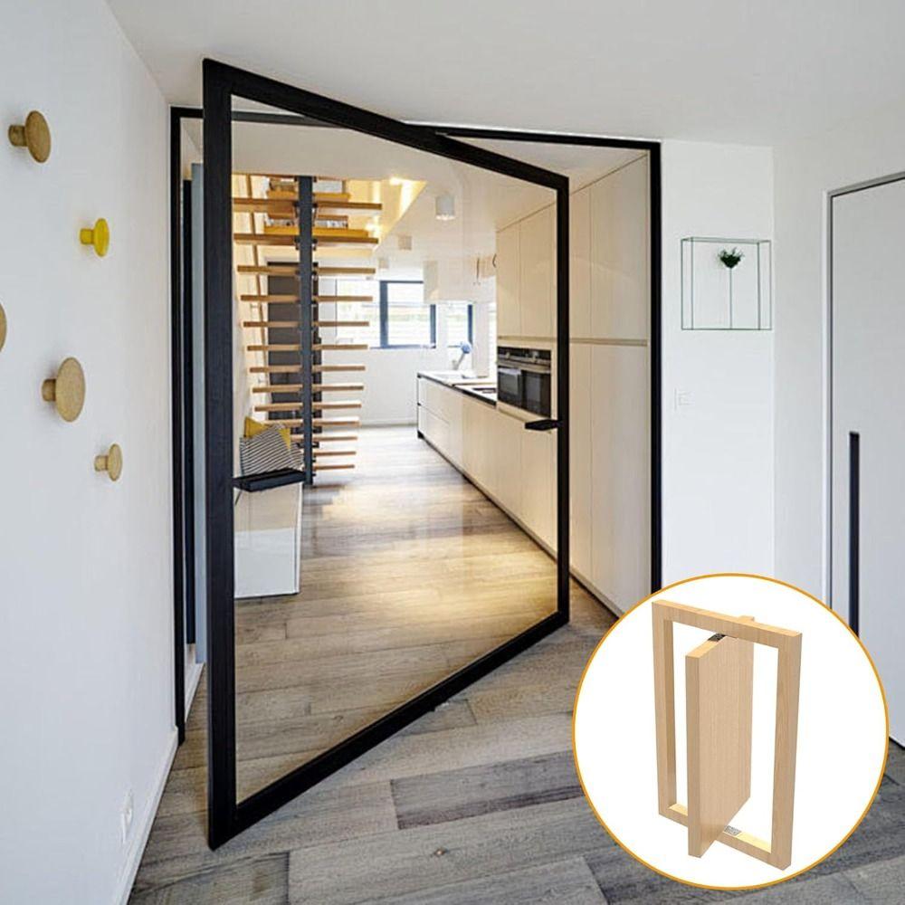 New Stainless Steel Pivot Hinge 360° Swivel Heavy Duty Door Concealing Shaft With Screws Location Shaft