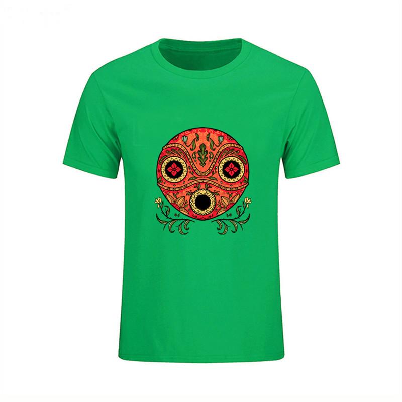 Designer Men T Shirt Funny Dia De Los Mononoke 3D Printed Male Top Tees
