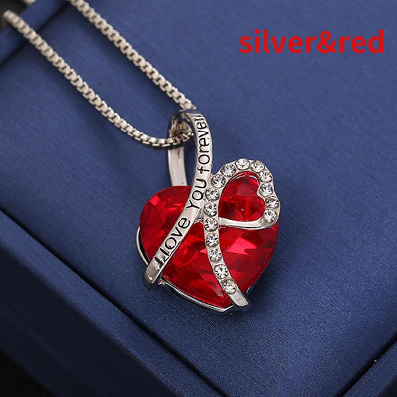 1 шт. женское ожерелье «Я люблю тебя, мама», кулон, ожерелье с кристаллами, подарок на день матери, модные украшения