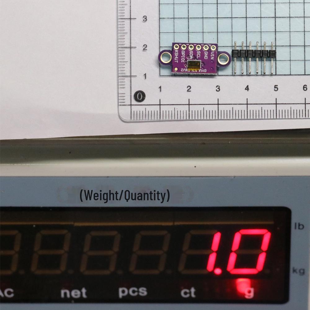 Модуль лазерного датчика расстояния VL53L0X TOF с последовательным портом и ШИМ-выходом