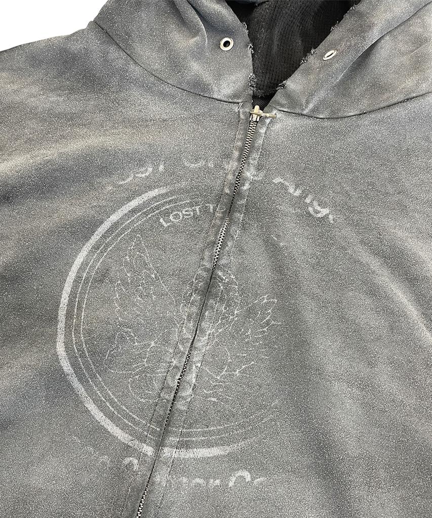 Losttownsupply Angel Hoodie Zip-Up