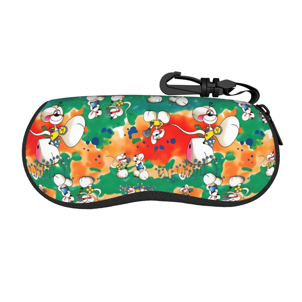 Comic Cartoons Diddl Glasses Case Men Women Sunglasses Case Fashion Zipper Eyewear Bag Daily Glasses Box