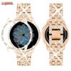 Samsung Galaxy Watch 6/5/4 40mm 44mm uchun olmos tasmacha+g'ilof, bilaguzuk, metall tasma, Galaxy Watch 6 Classic 43mm 47mm uchun qopqoq, himoyachi, watch 5 g'ilofi va tasmachasi
