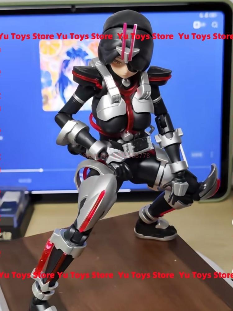 New Genuine Yubo Cultural Creative Shark Warhorse Goddess Guochuang Mecha Assembly Action Figure Collect Toy In Stock