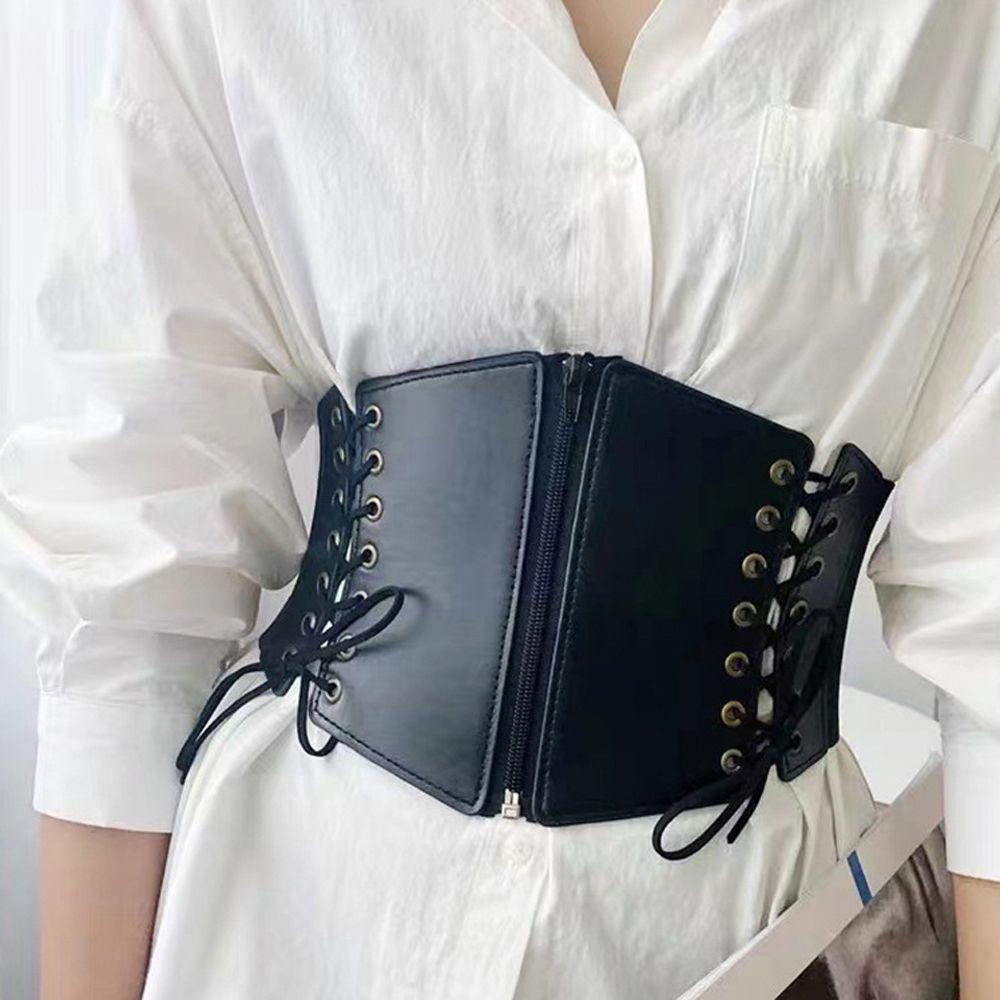 Ретро Платье на молнии Модное украшение Уличная одежда Бандаж Женский пояс Женский кушак Женский корсет