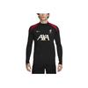 Nike Dri-FIT Liverpool F.C. Strike Color Block Comfortable Training Long Sleeve Football Shirt Men Tops Black FN9819-013