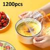 1200 шт. Одноразовая пищевая пленка | Эластичная пленка-чехол для фруктов, овощей, тарелок, мисок - Прочная, Идеально подходит для кухни, пикников, барбекю