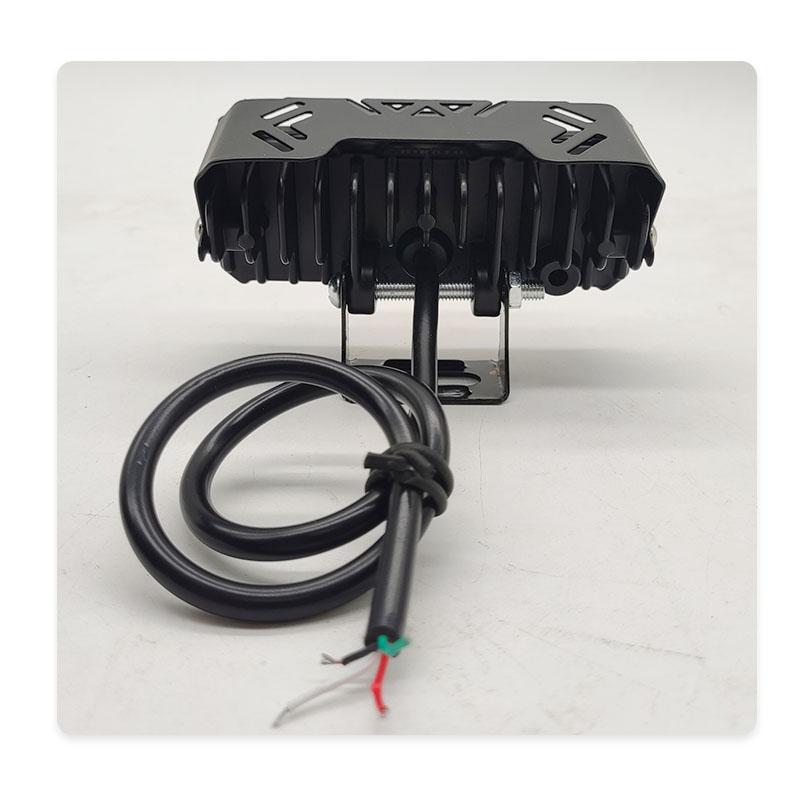 Светодиодные линзы для мотоциклов, вспомогательные противотуманные фары высокой мощности, белые, желтые с красными фарами DRL, фары дальнего света для мотоциклов, квадроциклов, внедорожников