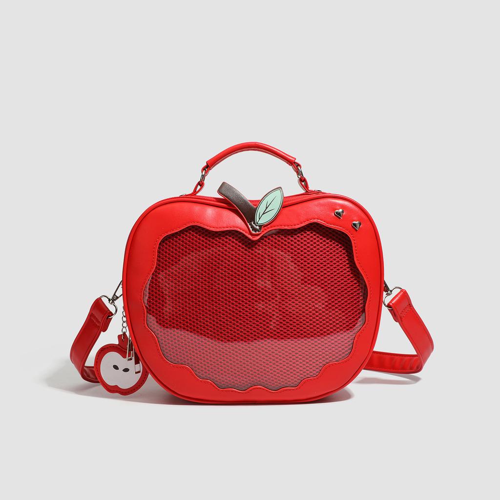 Apple Crossbody Bags for Woman Shoulder Bag Fashionable Transparent Cute Purse and Handbags Versatile Trendy Bag Designer Bags