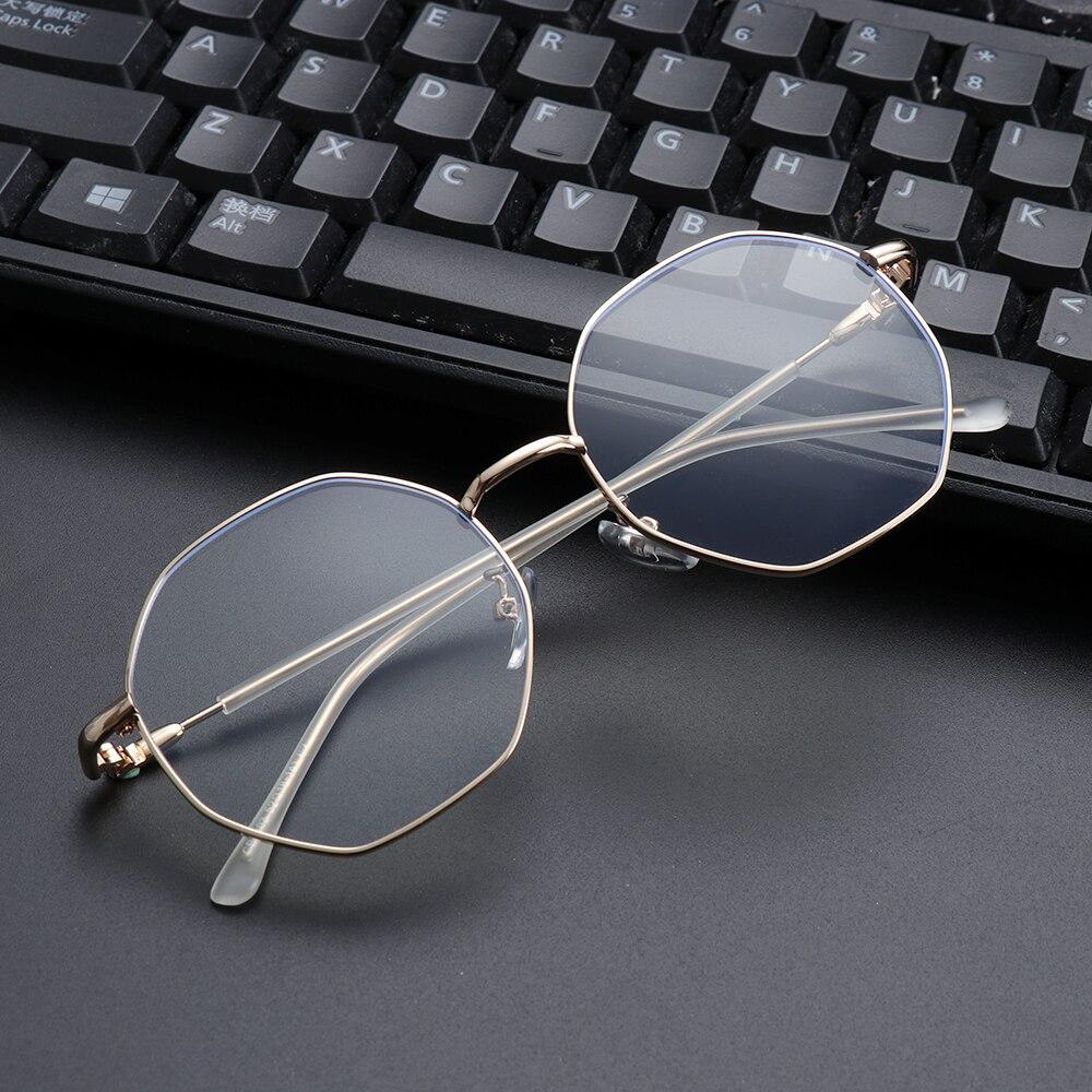 Women Myopia Glasses Vintage Hd Anti Fatigue Prescription Eyeglasses Men Blue Light Blocking Glasses -1.0 -1.5 -2.0 -2.5 To -6.0