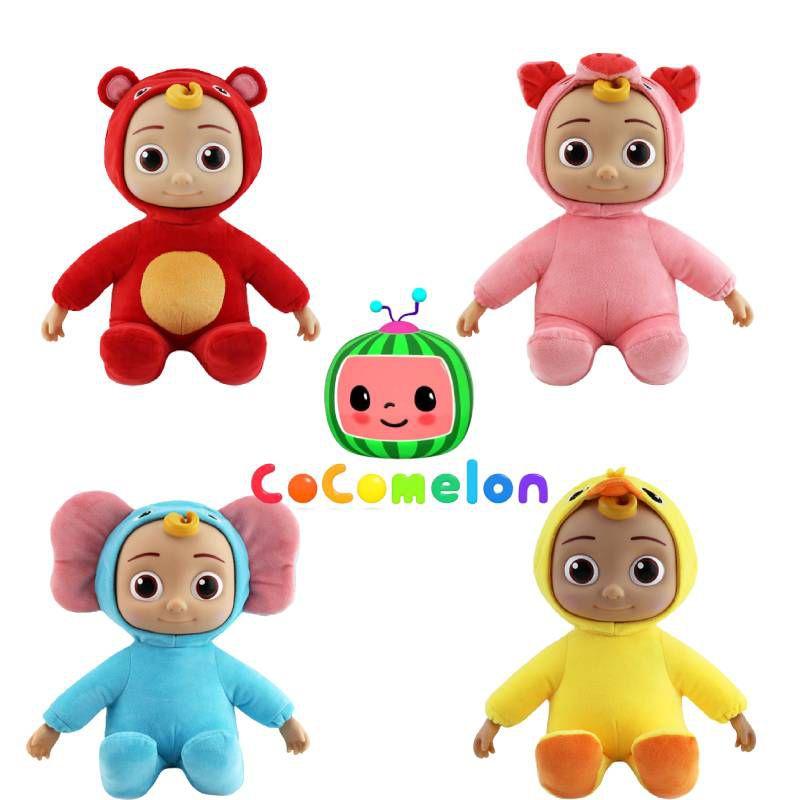 Плюшевая музыкальная игрушка Cocomelon Singing Jojo в кросс-дрессинге
