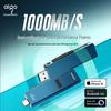 USB3.2 Type-C флеш-накопитель SSD aigo U357S с двойным интерфейсом