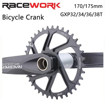 Набор шатунов RACEWORK GXP Mtb, моноплатные шатуны для велосипеда, встроенная свеча Pe 1 Crown, горный велосипед, Hollowtech, соединение