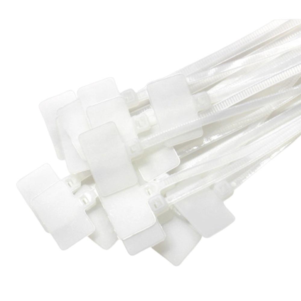 100 шт. самоблокирующихся хомутов-стяжек 4*150 мм, хомуты для проводов, петлевые стяжки, кабельные стяжки, органайзер для проводов