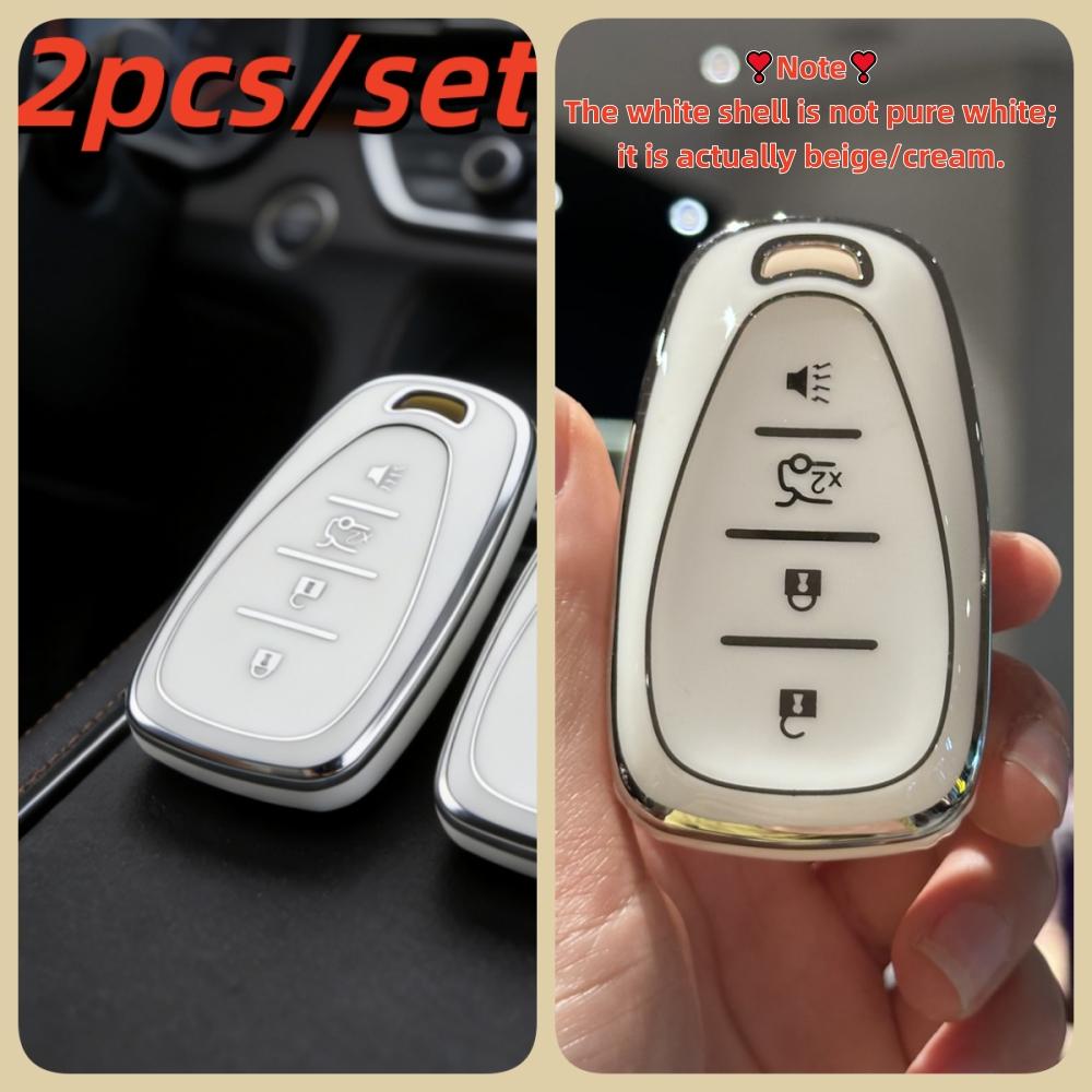 2 шт. Чехлы для корпуса автомобильного ключа для Chevrolet Chevy Spark Cruze Malibu Camaro Equinox Traverse Sonic Bolt Trax