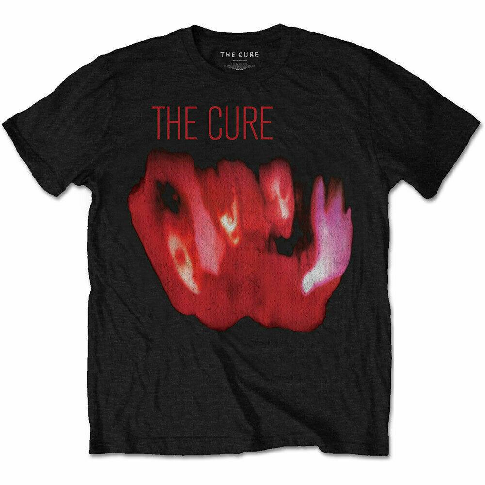 Official The Cure Pornography Mens Black T Shirt The Cure Tee Unisex T-Shirt