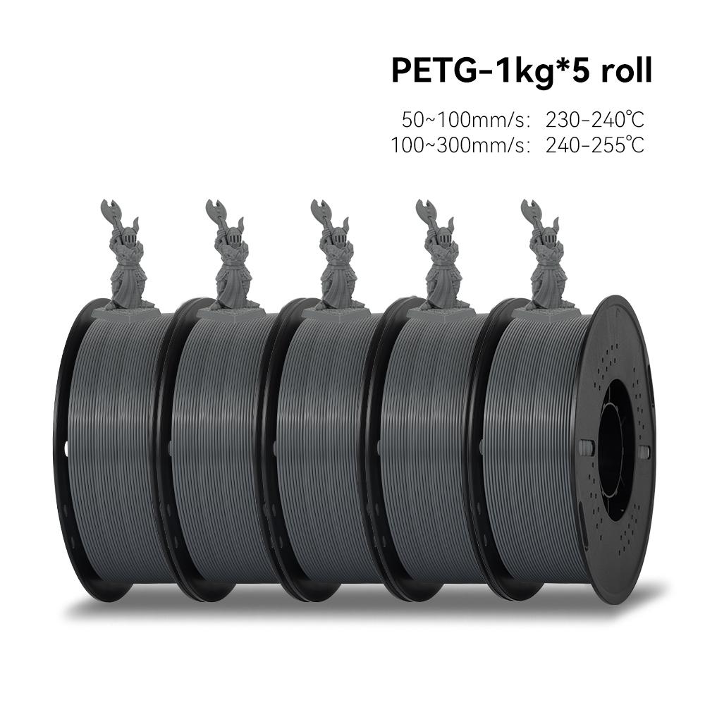 KEEPANG 5KG PETG 3D Printer Filament 1.75mm High Toughness Neatly Wound 3D Printing Material DIY Crafts Tools for 3D Printer