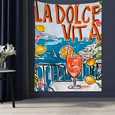 La Dolce Vita Лимонный Подвесной Богемный Гобелен Индийский Будда Настенное Украшение Колдовство Богемный Хиппи Дешевый Хиппи Настенный Подвес