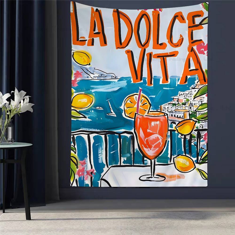 La Dolce Vita Лимонный Подвесной Богемный Гобелен Индийский Будда Настенное Украшение Колдовство Богемный Хиппи Дешевый Хиппи Настенный Подвес