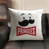 Классическая наволочка P-Pringles Летняя дышащая льняная органическая ткань Двусторонняя печать Наволочка для диванной подушки Домашний декор