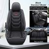 Universal Leather Car Seat Cover 5-seater Full Set of Car Seats for Most Honda Toyota Chevrolet Ford Nissan Cars, Trucks, SUVs.