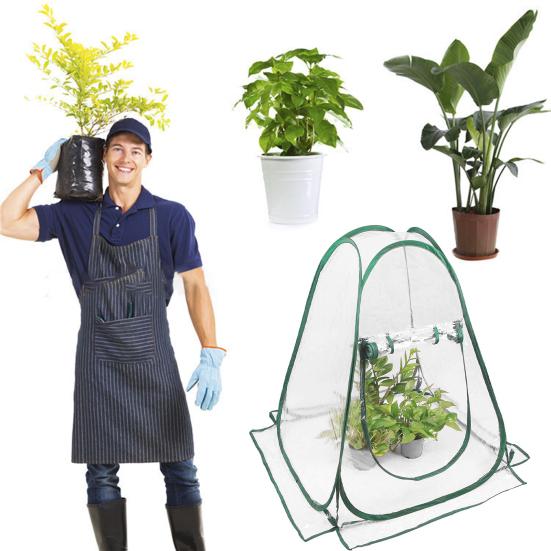 Крышка для теплицы Цветочный домик Устойчивый к УФ-излучению Водонепроницаемый Прозрачный Дизайн Мини Садоводство Растение Цветок Солнечный Свет Комната