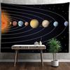 Астронавт Вселенная Луна Гобелен Настенный Гобелен Бохо Хиппи Тапиз Гостиная Эстетика Комната Домашний Декор