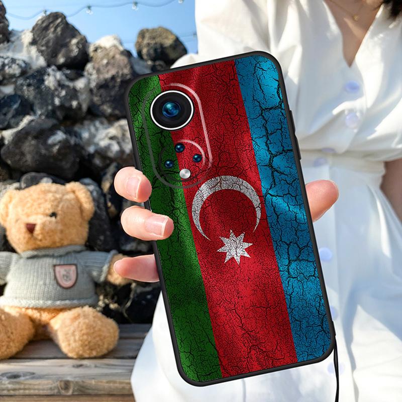 Azerbaijan Flag Phone Case For Honor 90 Lite 50 70 Magic 5 6 Pro X6 X7 X8 X9 X6a X7a X8a X9a X9b X8b Cover