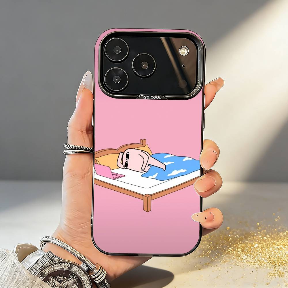 Funny K-Ketnipz Phone Case For iPhone17,16,15,14,13,12,11,Pro,MAX White Matte Shockproof Cover