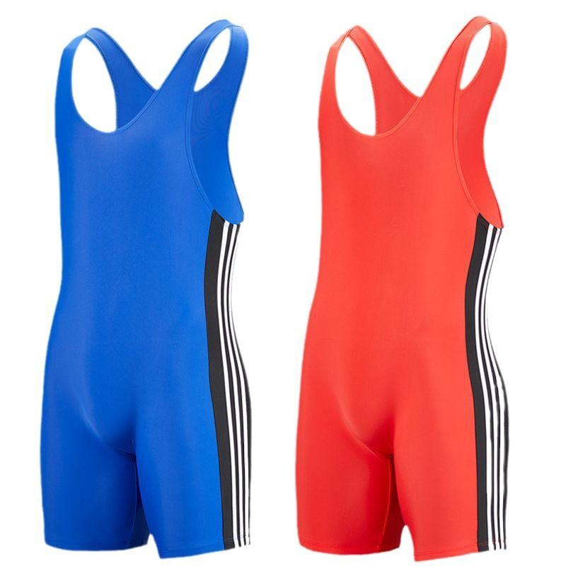 Freestyle Wrestling Singlet Breathable Quick Dry Unisex Professional Training Competition MMA Fighting Suit
