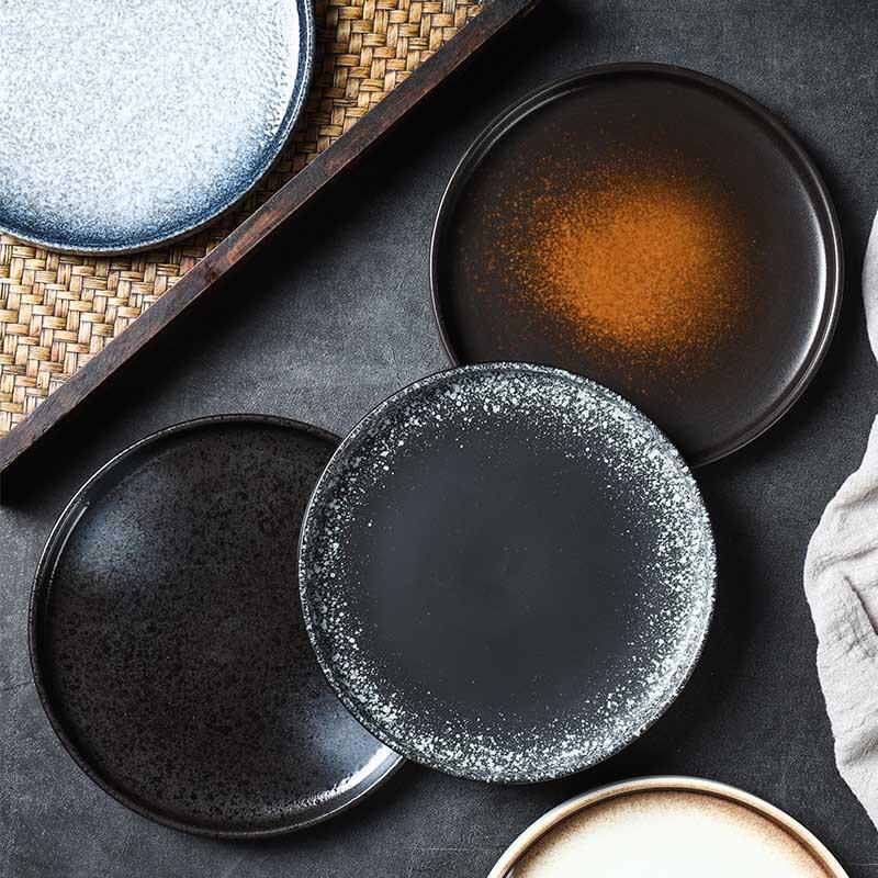 Керамическая тарелка для пасты в японском стиле, тарелка для стейков, тарелка для западной кухни, предметы домашнего обихода, столовые приборы для гостиниц и коммерческих предприятий