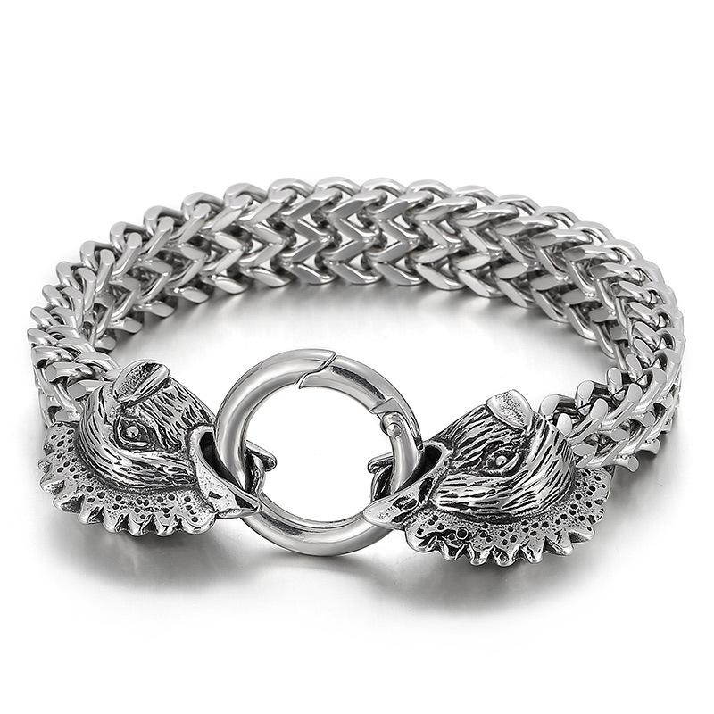 Мужской браслет из титановой стали Zodiac Fashion Personality Steel - цветной