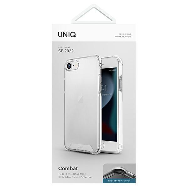 Etui do iPhone SE 2022 UNIQ Combat Białe