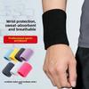 Colorful Sports Wrist Bracelet Cotton Sweat Absorbent Towel Wrist Bracelet Fitness Running Basketball Badminton Bracelet