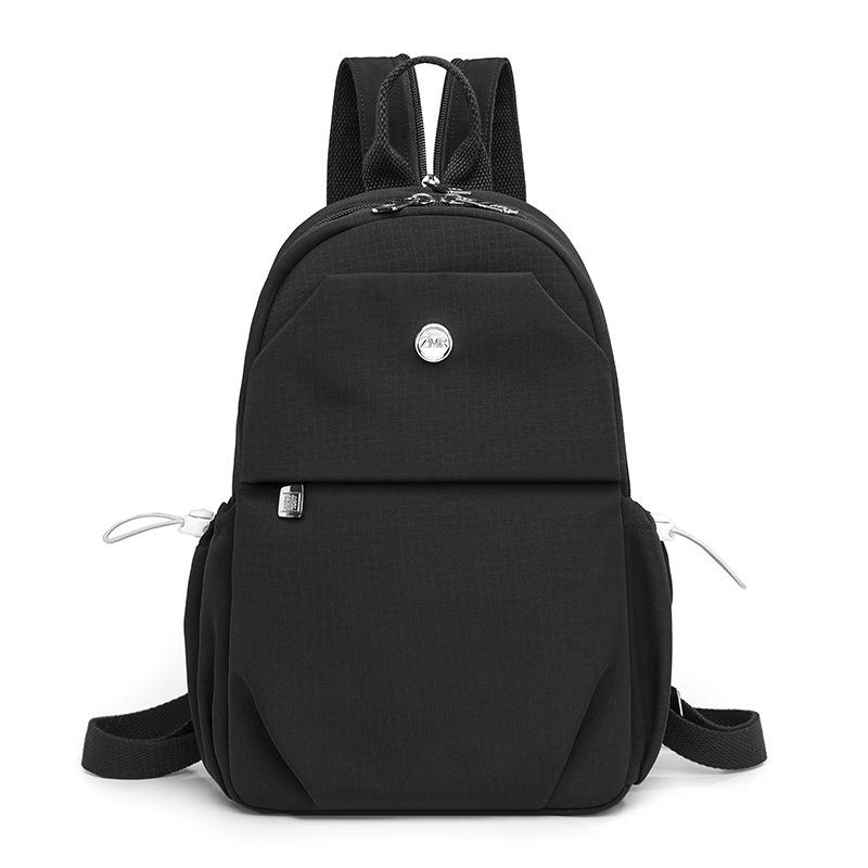 Nylon Backpack Large Capacity Multifunctional Chest Bag College Style Backpack