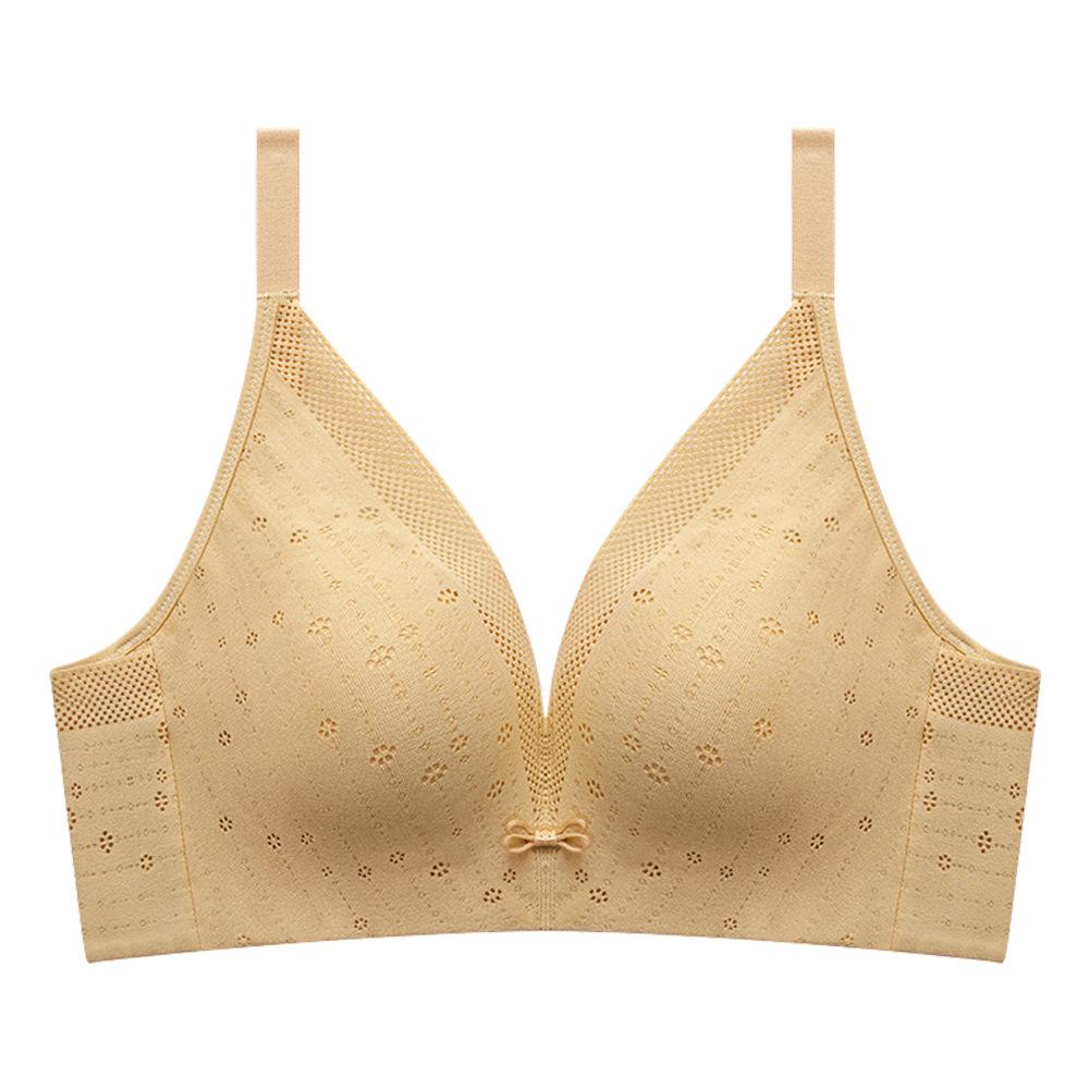 Тонкий бюстгальтер без стального кольца, притягивающий грудь, ультратонкий бюстгальтер с защитой от провисания, женский летний бюстгальтер