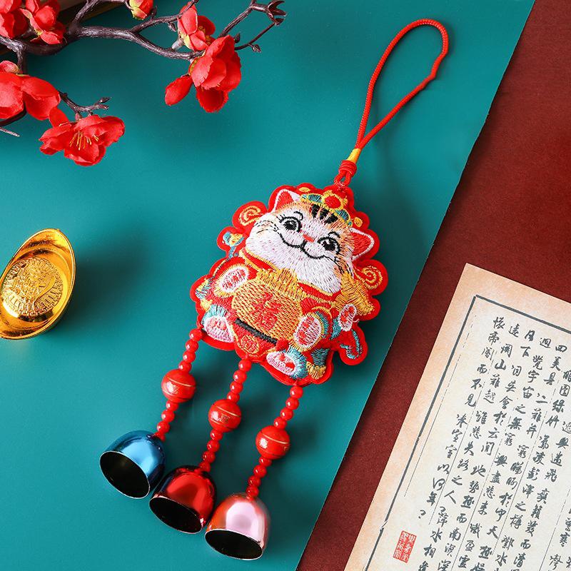 Сумка с ароматом змеи в виде колокольчика с кисточкой для автомобиля, украшения на Новый год и весенний фестиваль