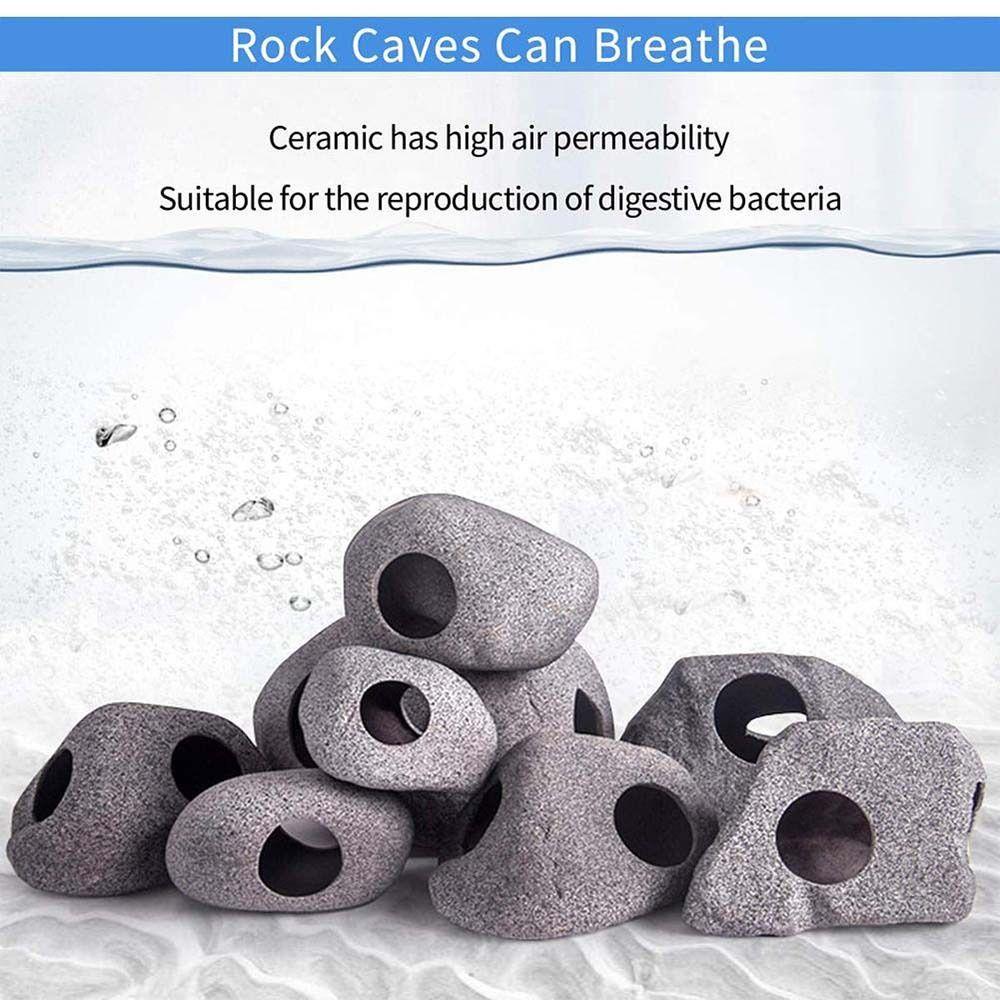 Укрытие для аквариума Украшение для аквариума Пещера для аквариума Камень для укрытия Декорация для аквариума Скальный домик