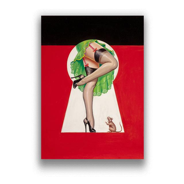 Сексуальная Красота Искусство Ретро Украшение Дома Комната Гостиная Диван Украшение Стены Картина
