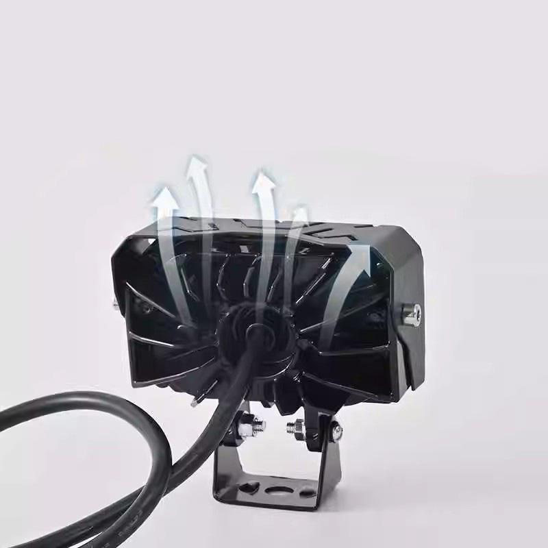 TCYATO 12-80V Led Lights for Motorcycle Flashing Work Light Super Bright Dual Color SpotlightRGB Aperture Motorcycle Led Lights