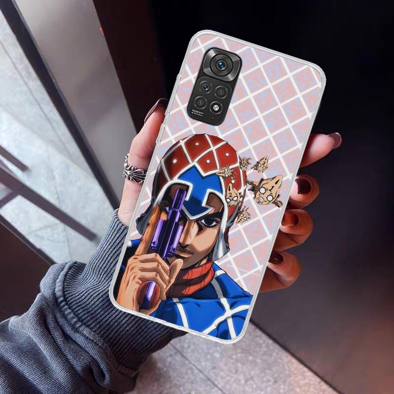 JoJo Adventure Guido Mista Phone Case For Xiaomi Redmi Note 10 11 12 13 14 15 Pro Plus 11S 12S 14S 11T 11E 10S Soft TPU Back Cov