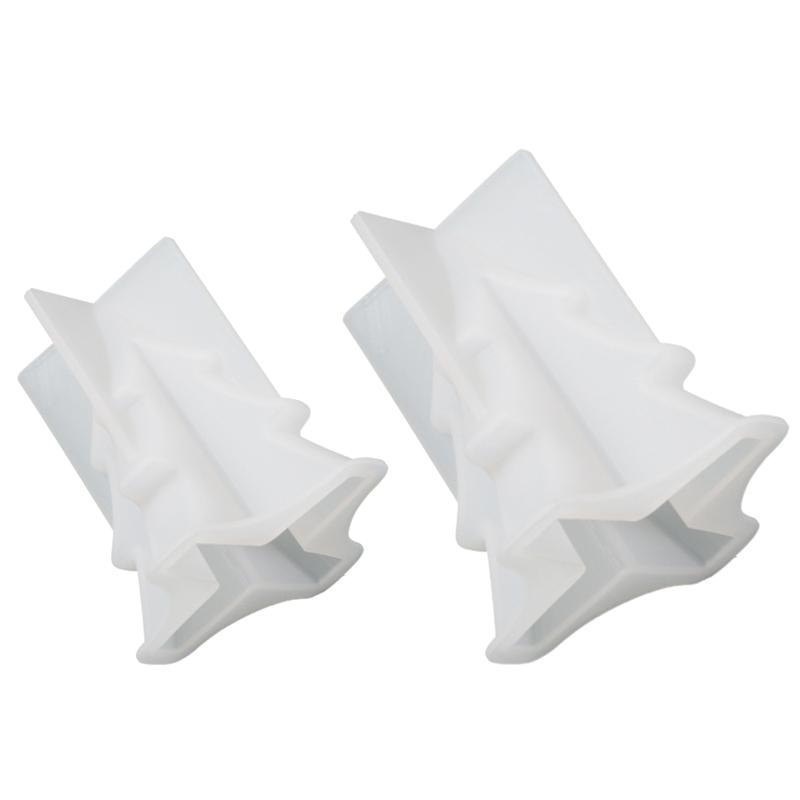 3D Christmas Tree Silicone Mold Flexible Candle Mould Xmas Pine Tree Molds DIY Cake Decor Home Party Holiday Cake Decor