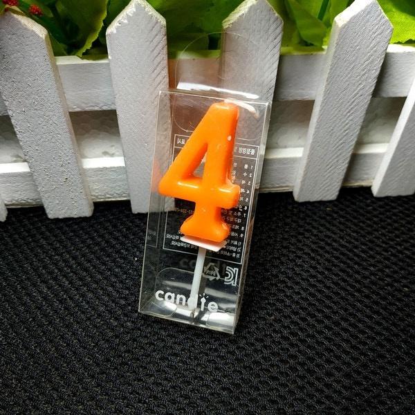 Paraffin Wax Art Candle Birthday Number Shaped Candles