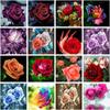 DIY алмазная живопись цветы Алмазная вышивка полный комплект мозаика со стразами подарок мозаичные украшения для дома