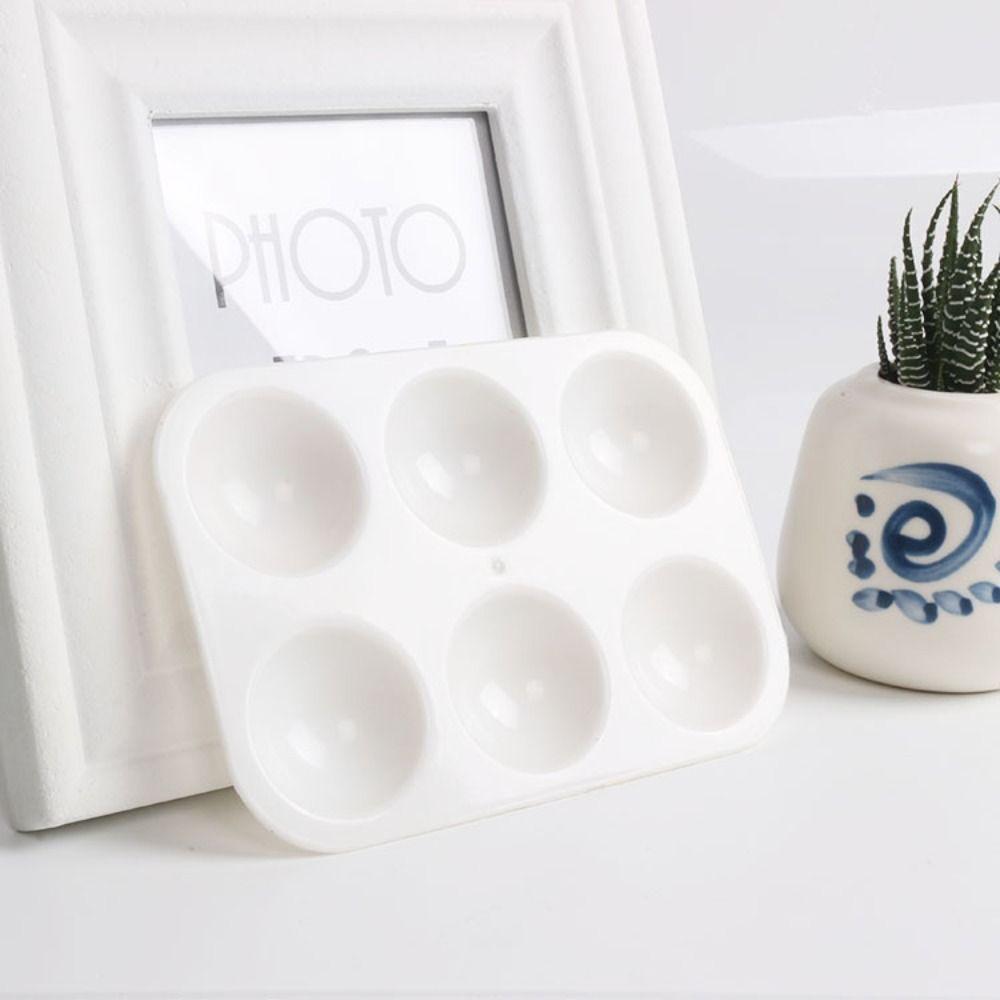 10 шт. белая палитра для рисования, пластиковая палитра для художественной краски, палитра для акварели, для художников